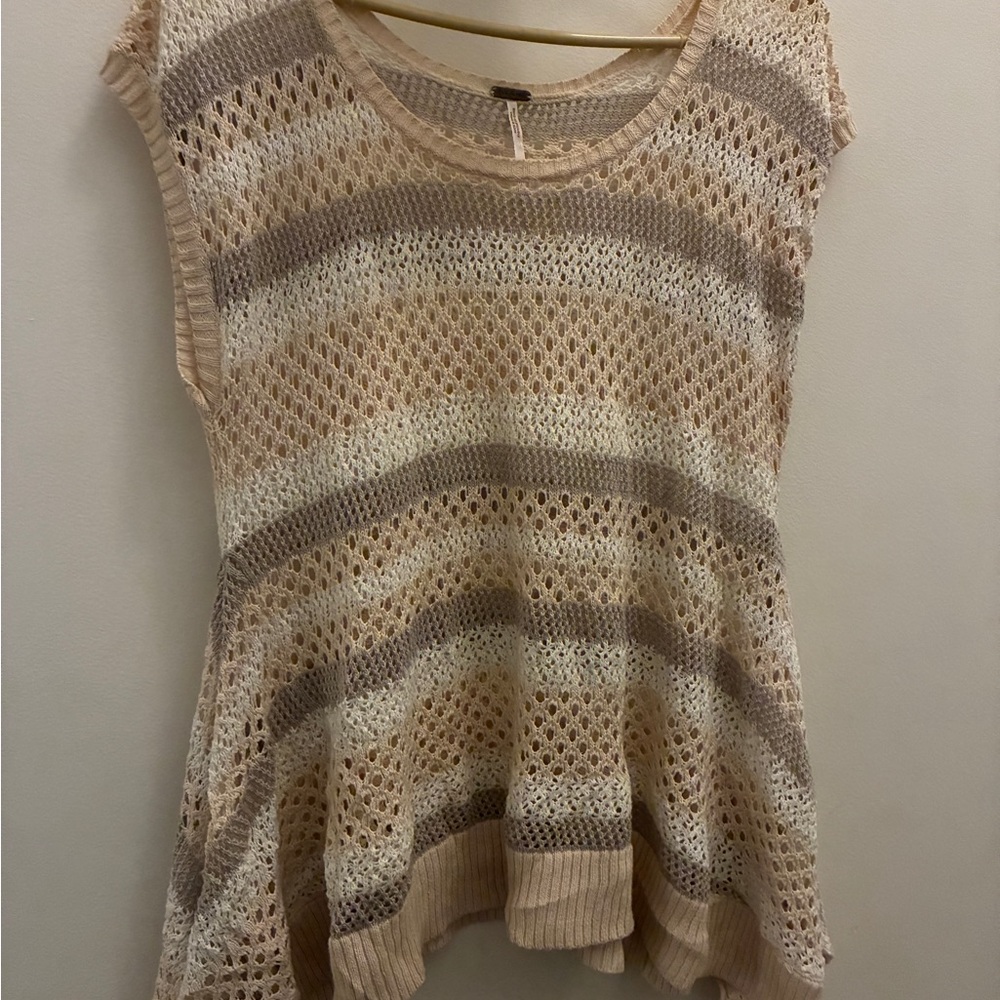 Free People Crocheted Sweater